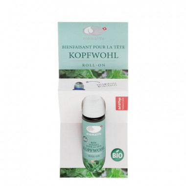Aromalife Bien-être de la tête Roll on Menthe poivrée 10ml Aromalife Bien-être de la tête Roll on Menthe poivrée 10ml
