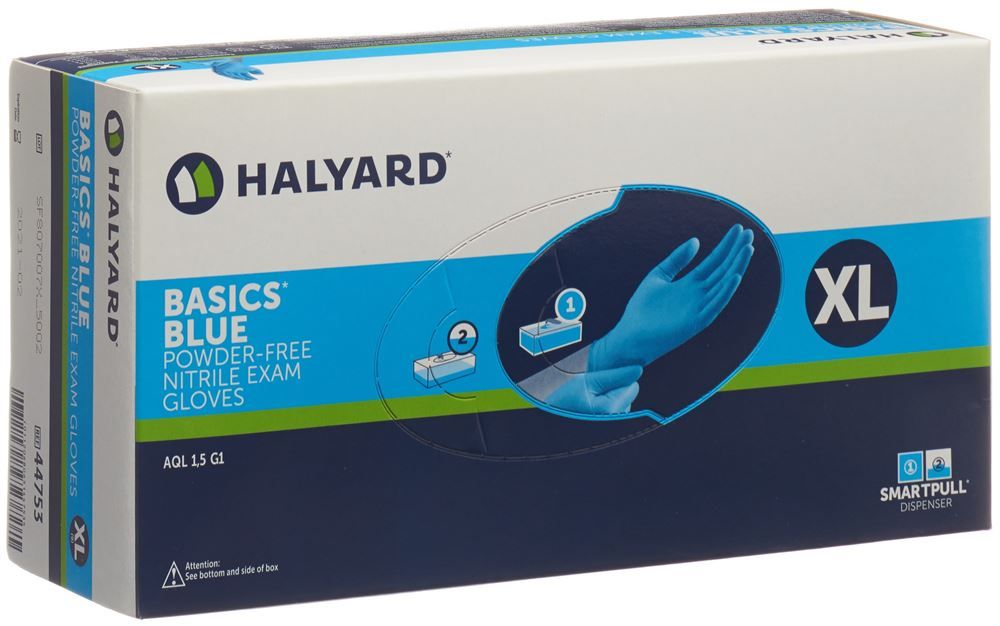 HALYARD UHS XL Nitrile Basic bleu 170 pièces