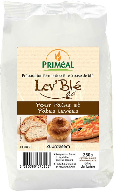 PRIMEAL Démarreur de levain blé 260g