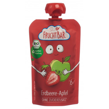 Purée de fruits Fruchtbar Fraise bio Pomme 100g