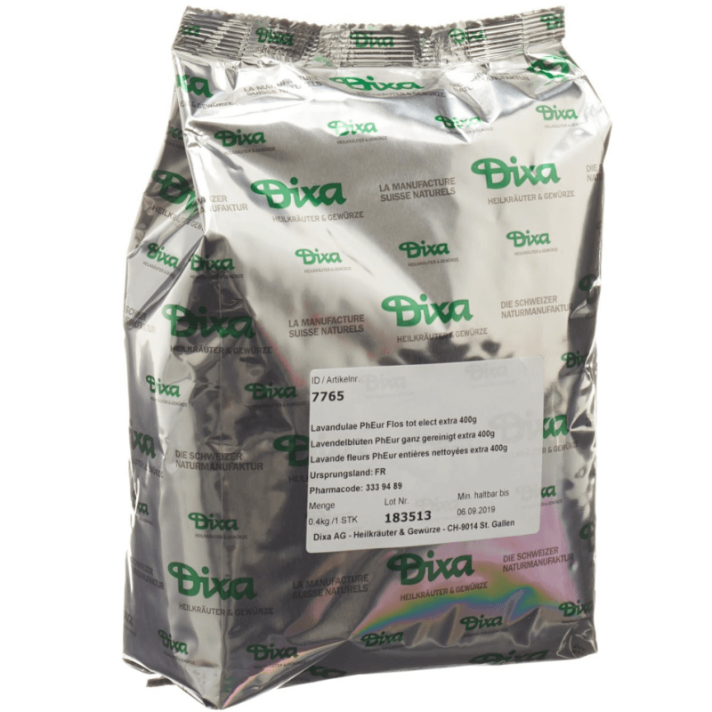 Dixa Fleurs de lavande entières post-nettoyées 1 kg Dixa Fleurs de lavande entières post-nettoyées 1 kg