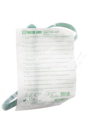 Masque à oxygène Salter Labs + tube 2.1m