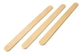 KAWE abaisse-langue bois coins arrondis 100 pièces