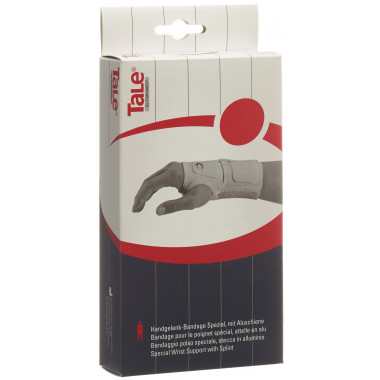 TALE bandage poignet avec attelle 35mm 15cm gauche blanc