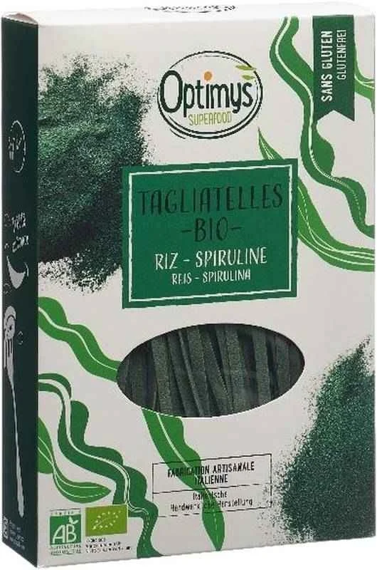 Optimys Tagliatelle Spirulina Bio sans gluten 250g