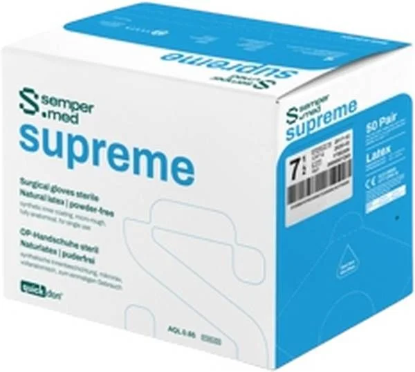Sempermed Supreme Plus Gants chirurgicaux 7.5 st 50 paires