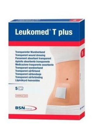 Leukomed T plus pansement transparent 10x30cm avec compresse 5 pièces Leukomed T plus pansement transparent 10x30cm avec compresse 5 pièces