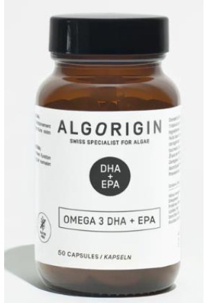 ALGORIGIN Omega 3 DHA+EPA Caps Glasfl 50 pièces ALGORIGIN Omega 3 DHA+EPA Caps Glasfl 50 pièces