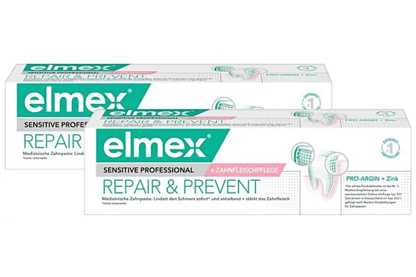 elmex SENSITIVE PROFESSIONAL REPAIR & PREVENT dentifrice 2 Tb 75ml