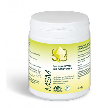 Comprimés de MSM Biosana 380 pièces