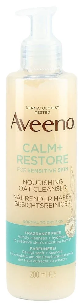 AVEENO Calm+Restore Nettoyant visage nourrissant Haf 200ml