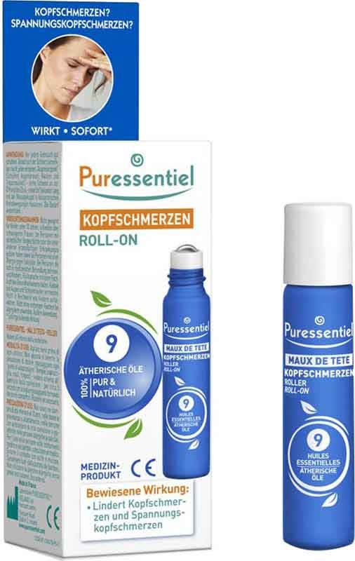 Puressentiel Migra Pure Céphalées Roll-on 10ml Puressentiel Migra Pure Céphalées Roll-on 10ml