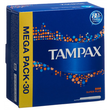 Tampons Tampax Super Plus 30 pièces