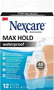 3M Nexcare MaxHold 3 tailles assorties 12 pièces 3M Nexcare MaxHold 3 tailles assorties 12 pièces