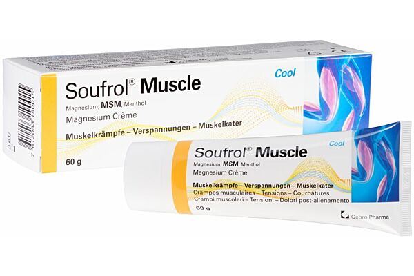 Soufrol Muscle Magnésium Crème Cool 60g Soufrol Muscle Magnésium Crème Cool 60g