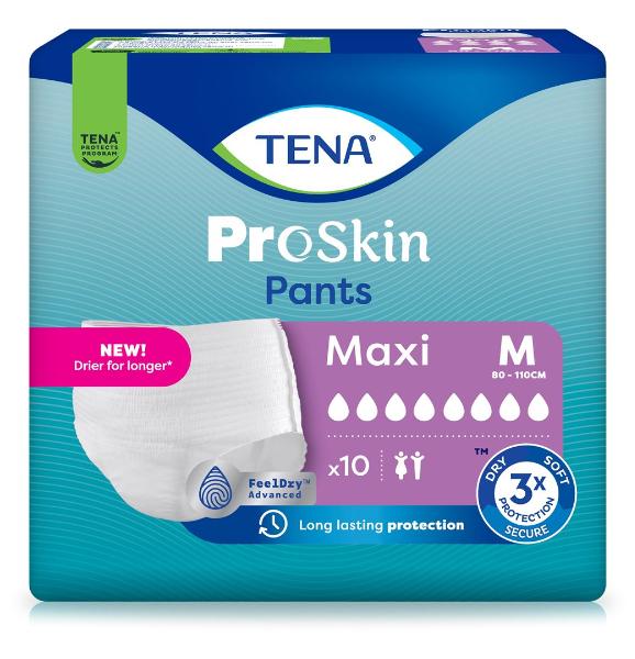 TENA Pants Maxi M 80-110cm 10 pièces