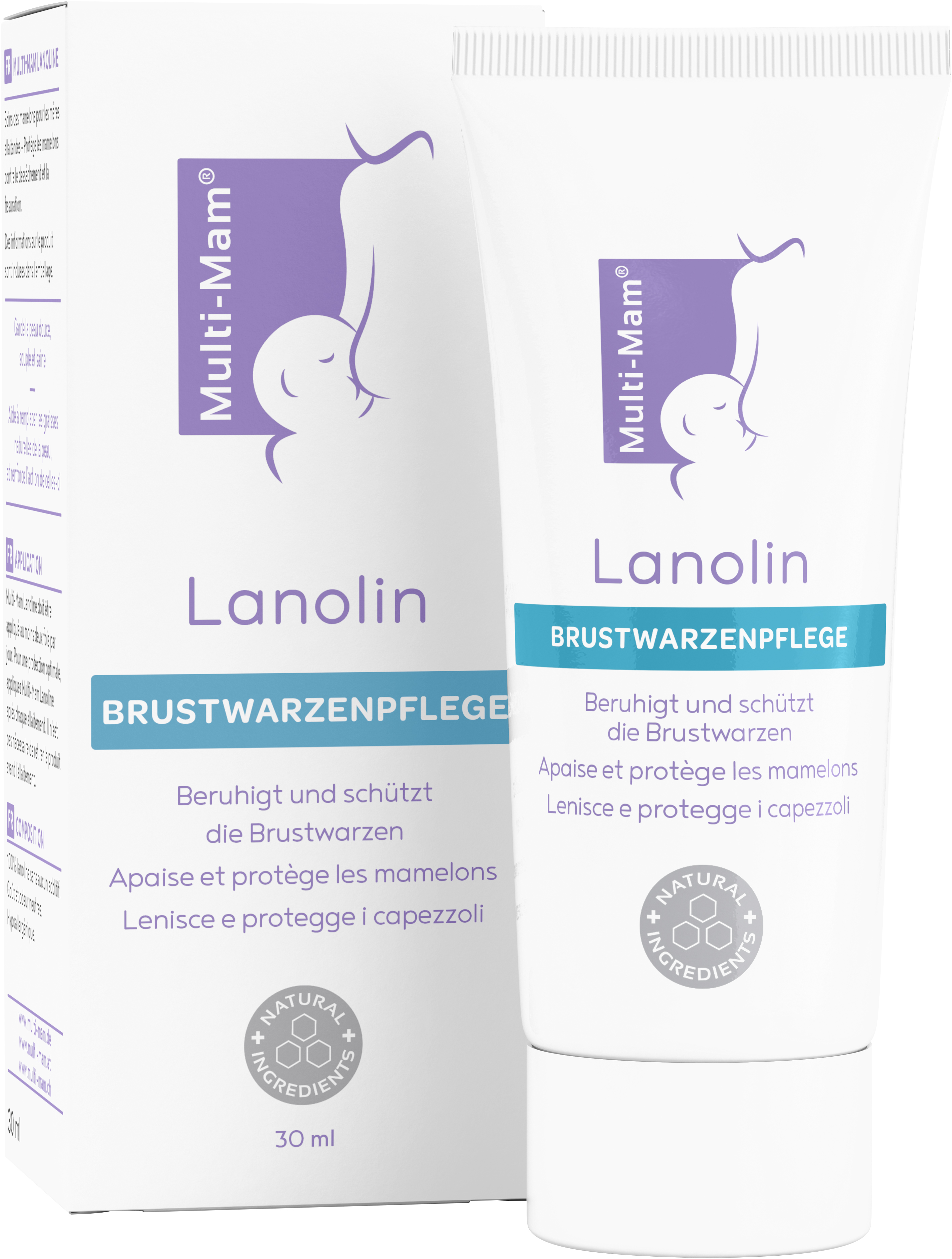Multi-Mam® Pommade pour les seins à la lanoline 30ml Multi-Mam® Pommade pour les seins à la lanoline 30ml