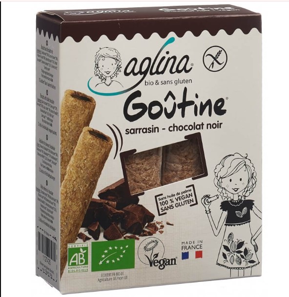 AGLINA Goûtine chocolat noir bio 125g
