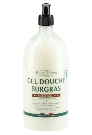 BeauTerra Gel douche Riche Fleur de coco 1000ml