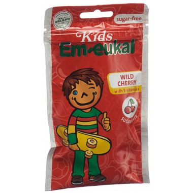 Soldan Em-eukal Kids cerise sauvage sans sucre Btl 75g