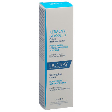 DUCRAY KERACNYL GLYCOLIC+ Crème anti-comédons 30ml