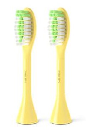 Philips One by Sonicare Têtes de brosse jaunes 2 pièces Philips One by Sonicare Têtes de brosse jaunes 2 pièces