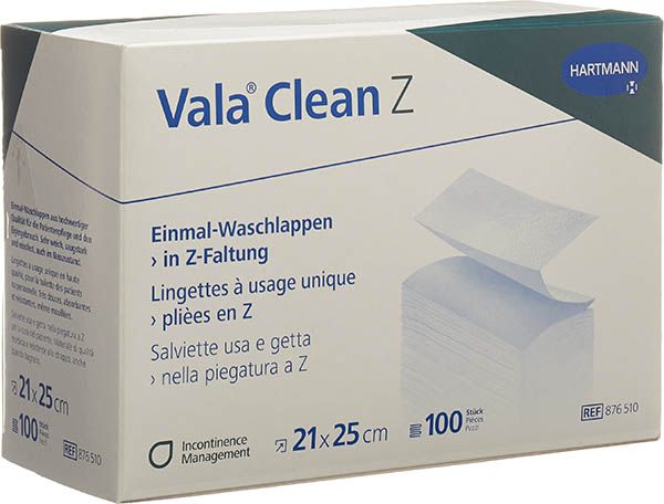 Gant de toilette jetable Valaclean Z 20x25cm 100 pièces