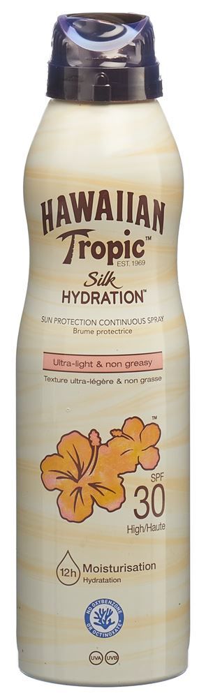HAWAIIAN TROPIC Spray solaire Silk Hydra SPF30 177ml
