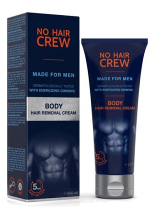 NO HAIR CREW Crème épilatoire corporelle hommes 200ml