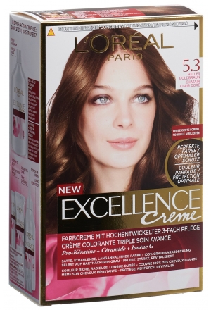 EXCELLENCE Crème Triple Prot 5.3 brun doré clair