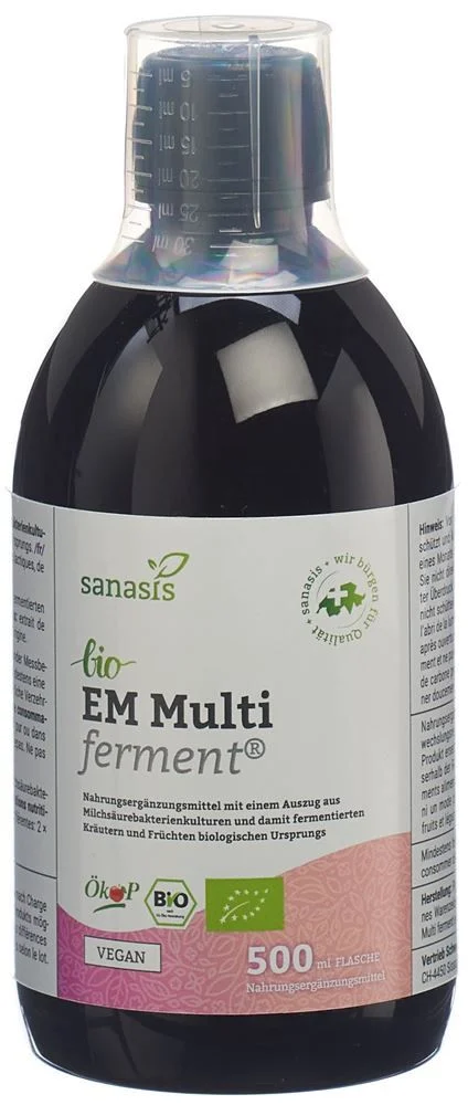 sanasis BIO EM Multi ferment Fl 500ml sanasis BIO EM Multi ferment Fl 500ml