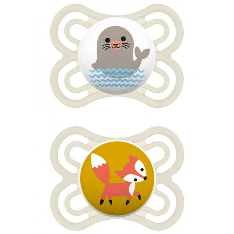 Sucette MAM Perfect en silicone 0-6 mois 2 pièces
