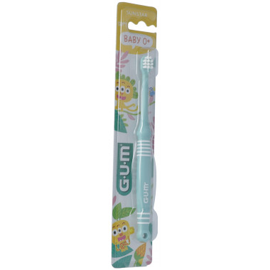 Brosse à dents GUM Baby 0-2 ans bleu clair Brosse à dents GUM Baby 0-2 ans bleu clair
