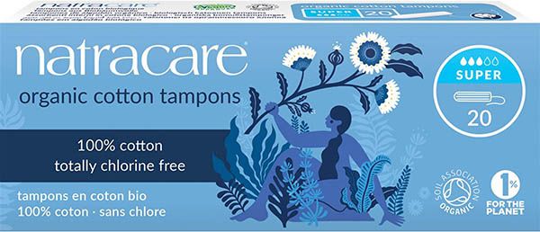 Tampons Natracare super 20 pièces Tampons Natracare super 20 pièces