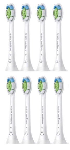Philips Sonicare W2 Optimal White Têtes de brosse standard blanches 8 pièces Philips Sonicare W2 Optimal White Têtes de brosse standard blanches 8 pièces