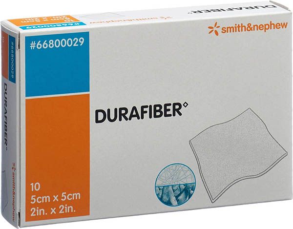 Durafiber Compresse 5x5cm stérile 10 pièces