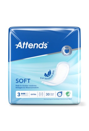 ATTENDS Soft 3 Extra Coussinets Btl 30 pièces