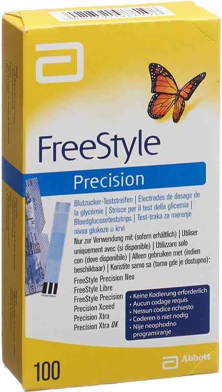 Bandelettes de test ABBOTT FREESTYLE Precision (n) 100 pièces