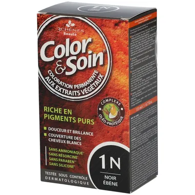 COLOR & SOIN Coloration 1N noir ébène (n) 135ml