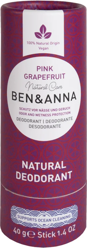 Ben & Anna déodorant pamplemousse rose 40g