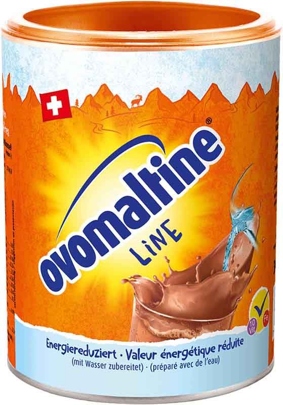 Ovomaltine Line poudre 360 g - Plaisir réduit en calories avec des ...