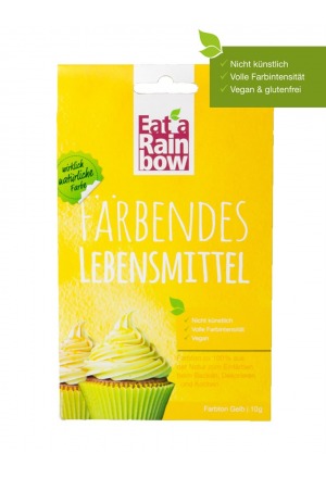 Aliment colorant jaune EAT A RAINBOW Btl 10g Aliment colorant jaune EAT A RAINBOW Btl 10g