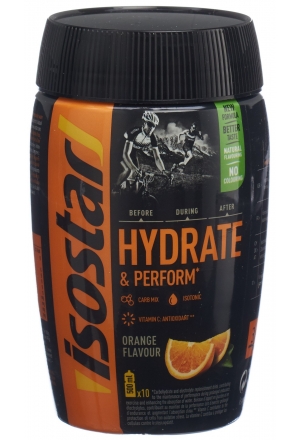 Isostar Hydrate & Perform Plv Orange Ds 400g Isostar Hydrate & Perform Plv Orange Ds 400g