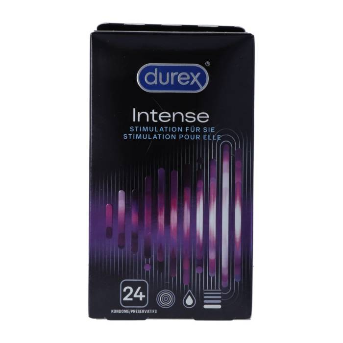 Préservatif Durex Intense Orgasmic Big Pack 24 pièces Préservatif Durex Intense Orgasmic Big Pack 24 pièces