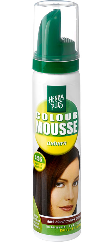 HENNA PLUS Colour Mousse Auburn 4.56 75ml
