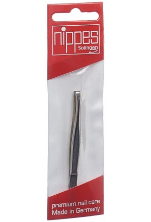 Pincette Nippes 8cm droite nickelée