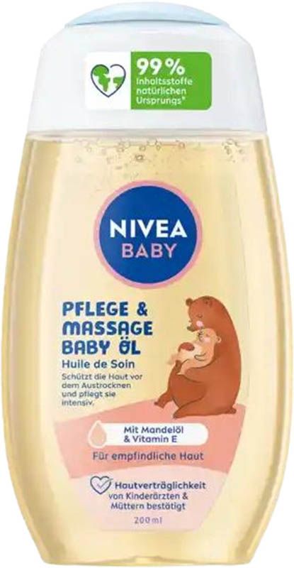 Huile de soin et de massage pour bébé NIVEA BABY Fl 200ml Huile de soin et de massage pour bébé NIVEA BABY Fl 200ml
