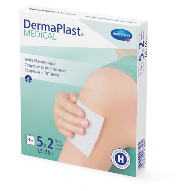 Dermaplast Medical Compresse en non-tissé 5 pièces Dermaplast Medical Compresse en non-tissé 5 pièces