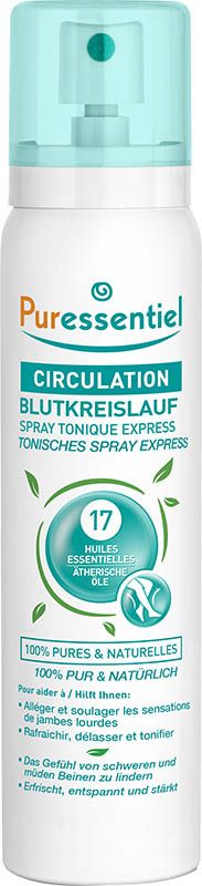 Puressentiel Spray Tonic Express Circulation sanguine Fl 100ml Puressentiel Spray Tonic Express Circulation sanguine Fl 100ml