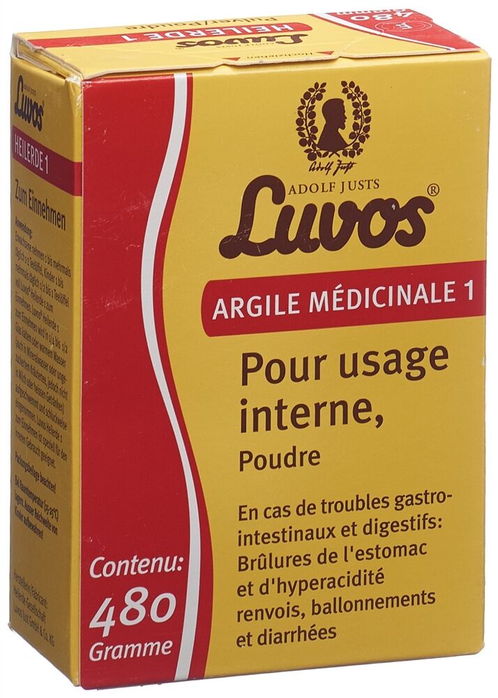 Luvos® Terre médicinale 1 interne poudre 480g Luvos® Terre médicinale 1 interne poudre 480g